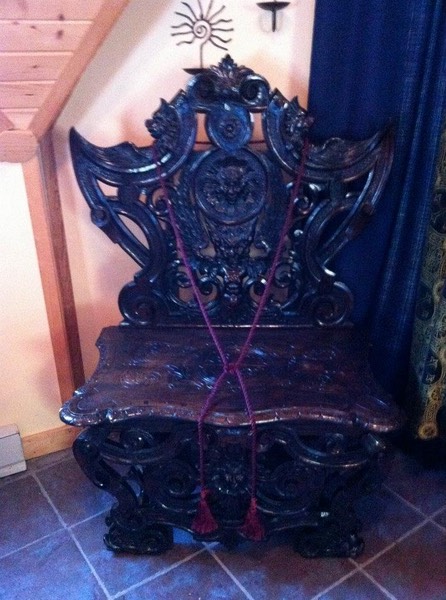 Ritual Throne from a 19th century German Lodge